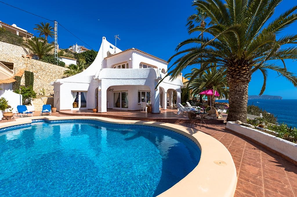 Ferienwohnung für 6 Personen ca. 160 mÂ² in Benissa, Costa Blanca: 3 Schlafzimmer, 2 Badezimmer, Spülmaschine, Pool, Strand 100 m, abgeschl. Grundstück, Waschmaschine