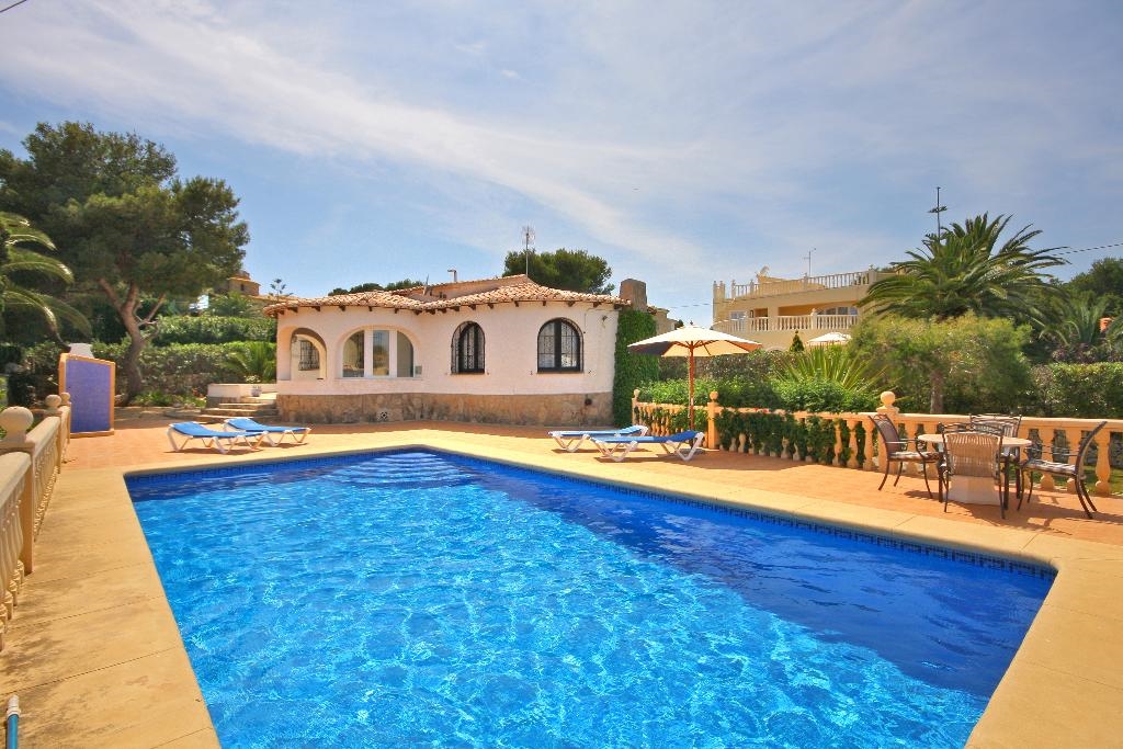 Ferienwohnung für 6 Personen ca. 120 mÂ² in Jávea, Costa Blanca: 3 Schlafzimmer, 2 Badezimmer, Sat-TV, Spülmaschine, Pool, Strand 5 km, Waschmaschine, Hund erlaubt
