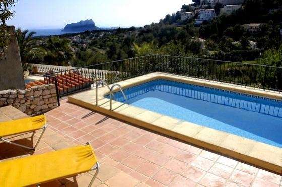 Ferienwohnung für 10 Personen ca. 180 mÂ² in Benissa, Costa Blanca: 5 Schlafzimmer, 1 Badezimmer, Spülmaschine, Pool, Strand 10 km, abgeschl. Grundstück, Waschmaschine, Hund erlaubt