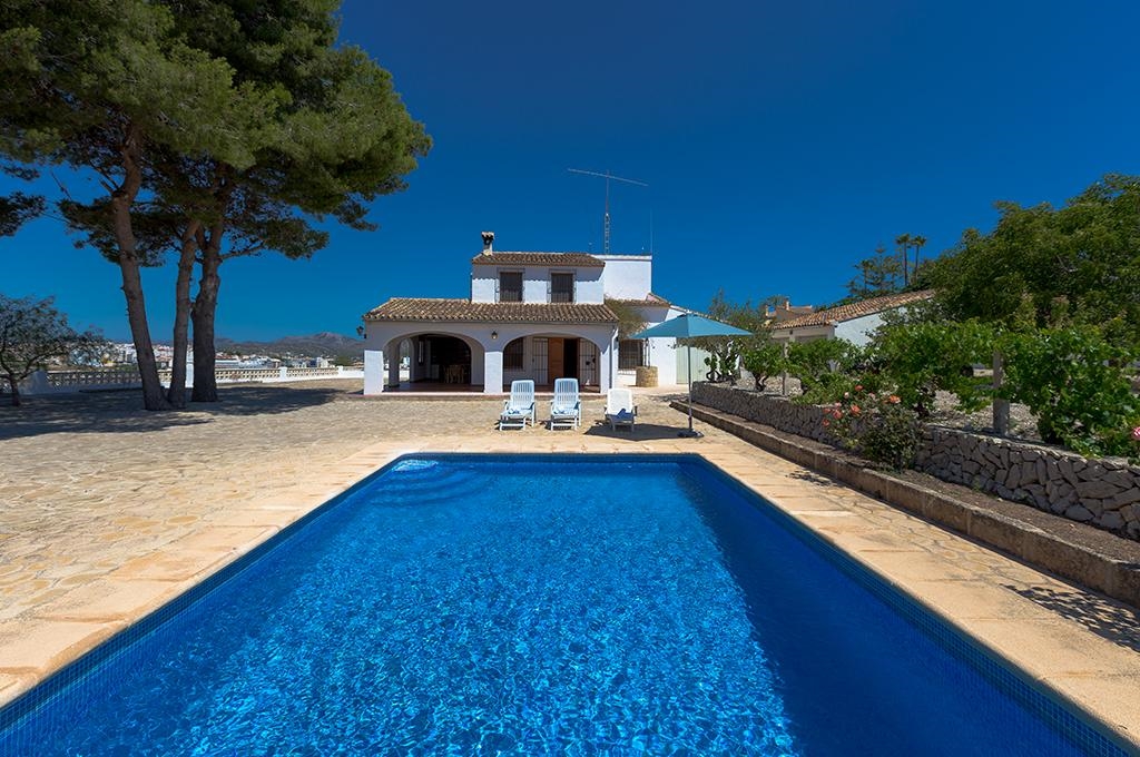 Ferienwohnung für 6 Personen ca. 140 mÂ² in Benissa, Costa Blanca: 3 Schlafzimmer, 1 Badezimmer, Pool, Strand 10 km, Waschmaschine, Hund erlaubt