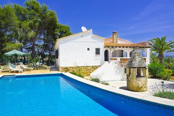 Ferienwohnung für 10 Personen ca. 220 mÂ² in Benissa, Costa Blanca: 5 Schlafzimmer, 3 Badezimmer, Spülmaschine, Pool, Strand 1000 m, Hund erlaubt