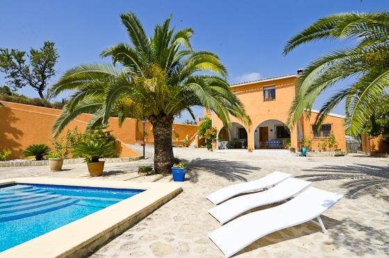 Ferienwohnung für 6 Personen ca. 220 mÂ² in Benissa, Costa Blanca: 3 Schlafzimmer, 2 Badezimmer, Spülmaschine, Pool, Strand 5 km, abgeschl. Grundstück, Waschmaschine, Hund erlaubt